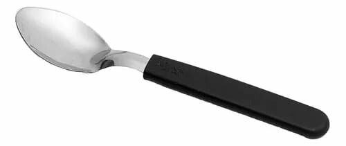 CUCHARA DE TE CAROL MANGO PLASTICO NEGRO