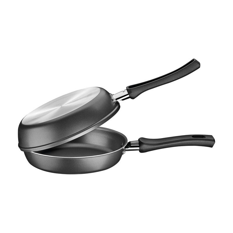 OMELETERA SARTEN DOBLE LORETO TRAMONTINA TEFLON 20CM