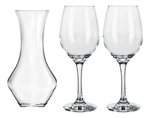 SET NADIR 3PIEZAS - 2 COPONES BARONE 490ML + 1 DECANTER 950ML - CAJA LITOGRAFIADA (165603)