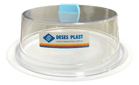 CAMPANA TORTERA CRISTAL C/ PLATO 28,5CM (03085)
