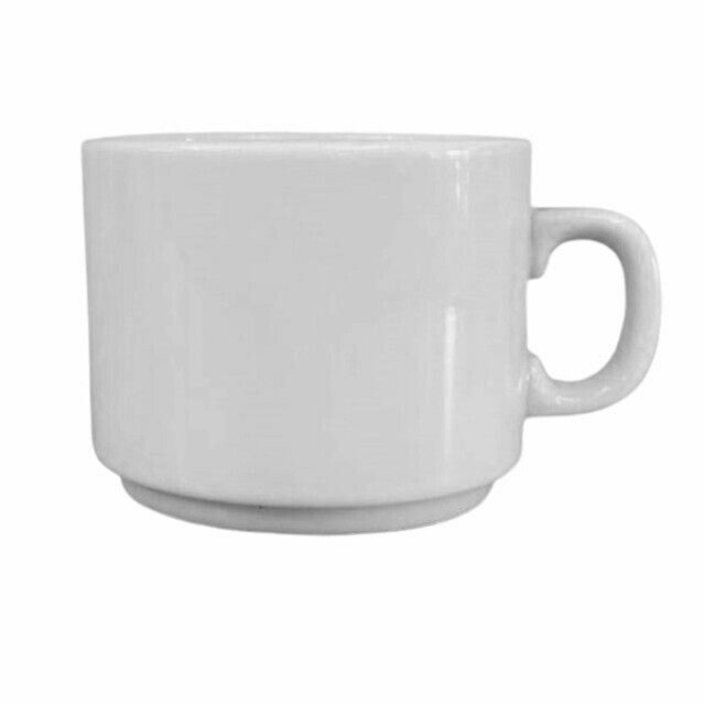 TAZA CAFE / POCILLO PORCELANA RICONY PRIMERA CALIDAD 75CC - 6cm diametro * 5.3cm alto