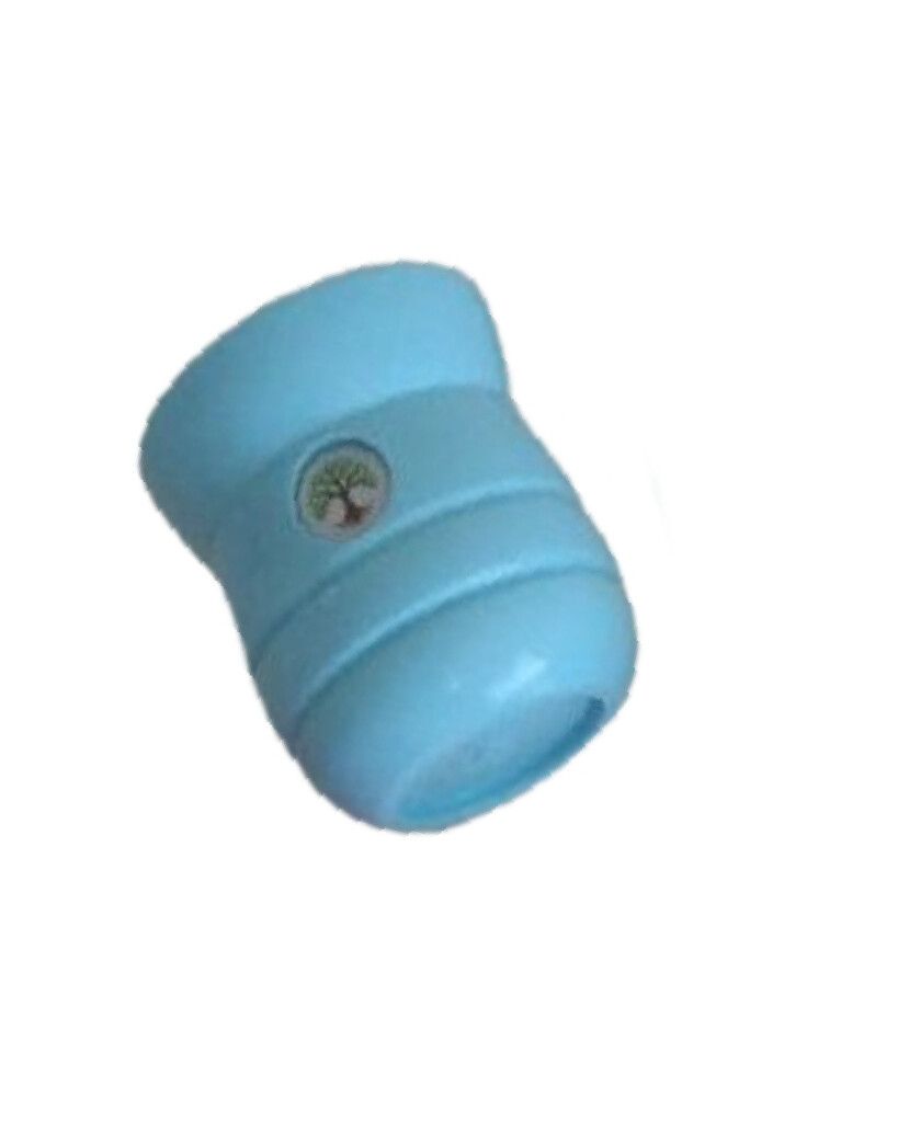 MATE PLASTICO CELESTE PASTEL (SIN BOMBILLA)