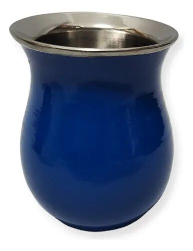 MATE TERMICO ACERO INOXIDABLE CRIOLLO - JB BAZAR - AZUL