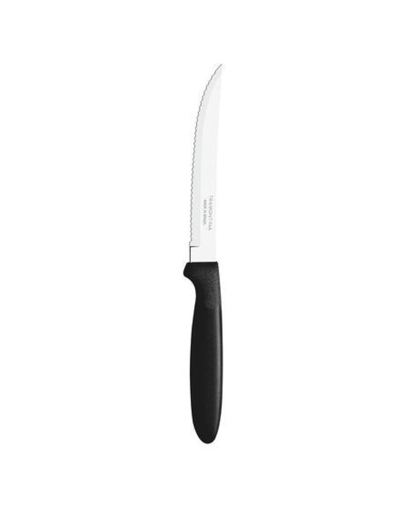 CUCHILLO TRAMONTINA IPANEMA MANGO NEGRO X 12 UNID(23360/905)